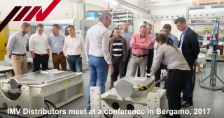 IMV Distributors meet at a conference in Bergamo, 2017